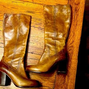 Frye high heeled boots